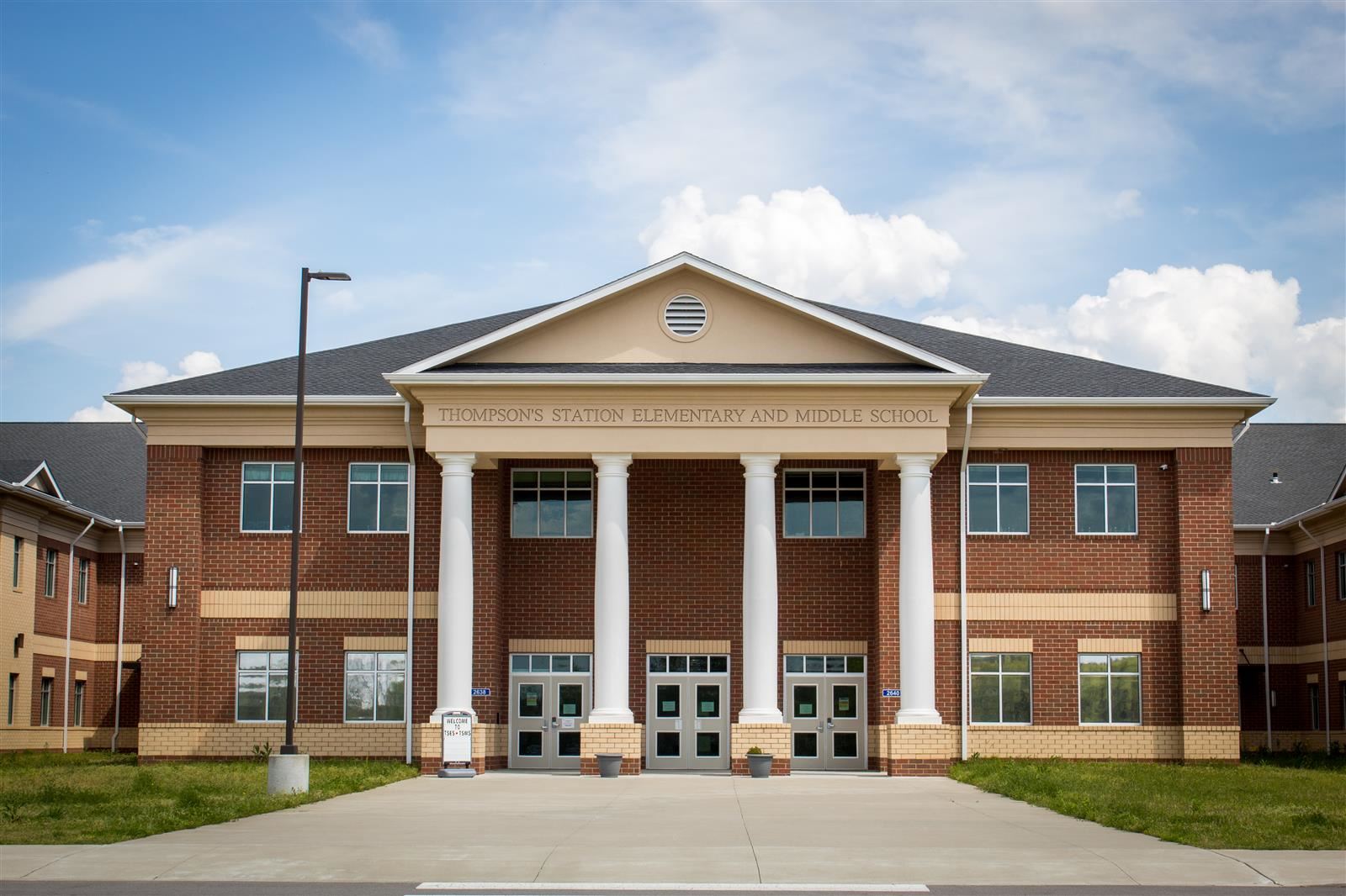 Thompson's Station Elementary Front of School